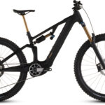 Bicicleta Eléctrica MTB Cube AMS Hybrid ONE77 C:62 AT 600X 2026 – Carbon'n'Gold