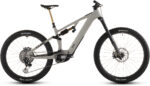Bicicleta Eléctrica MTB Cube AMS Hybrid ONE77 C:62 SUPER TM 600X 2026 – Reedbeigegrit'n'Orange