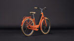 Bicicleta Eléctrica Urbana Cube Aruba Hybrid 600 Wh 2026 – Papaya'n'Creme - Imagen 2