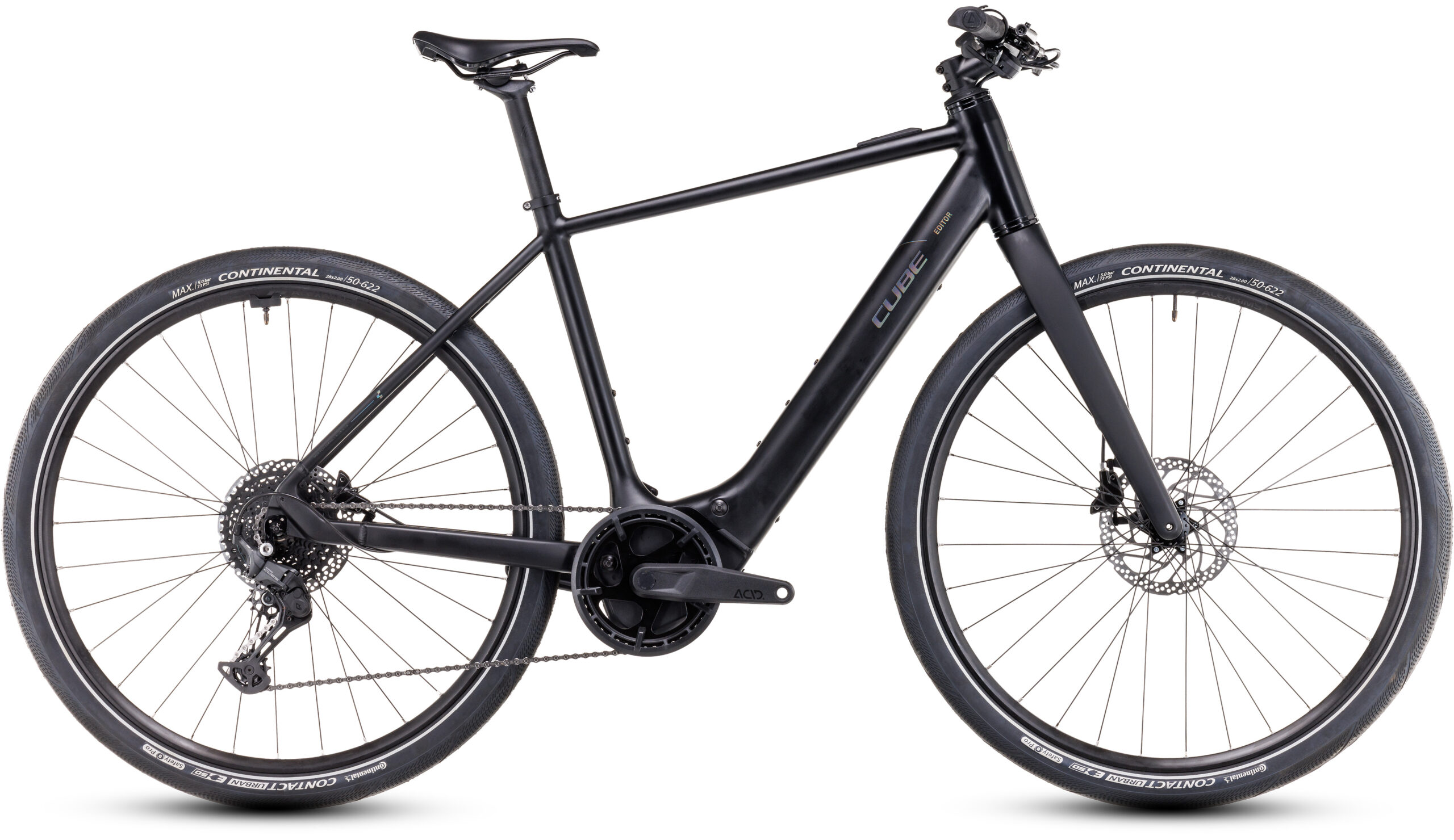 cube-editor-hybrid-pro-400x-2026-black-n-spectral-urban-ebike Bicicleta Eléctrica Urbana Cube Editor Hybrid Pro 400X 2026 – Black'n'Spectral - Imagen 1