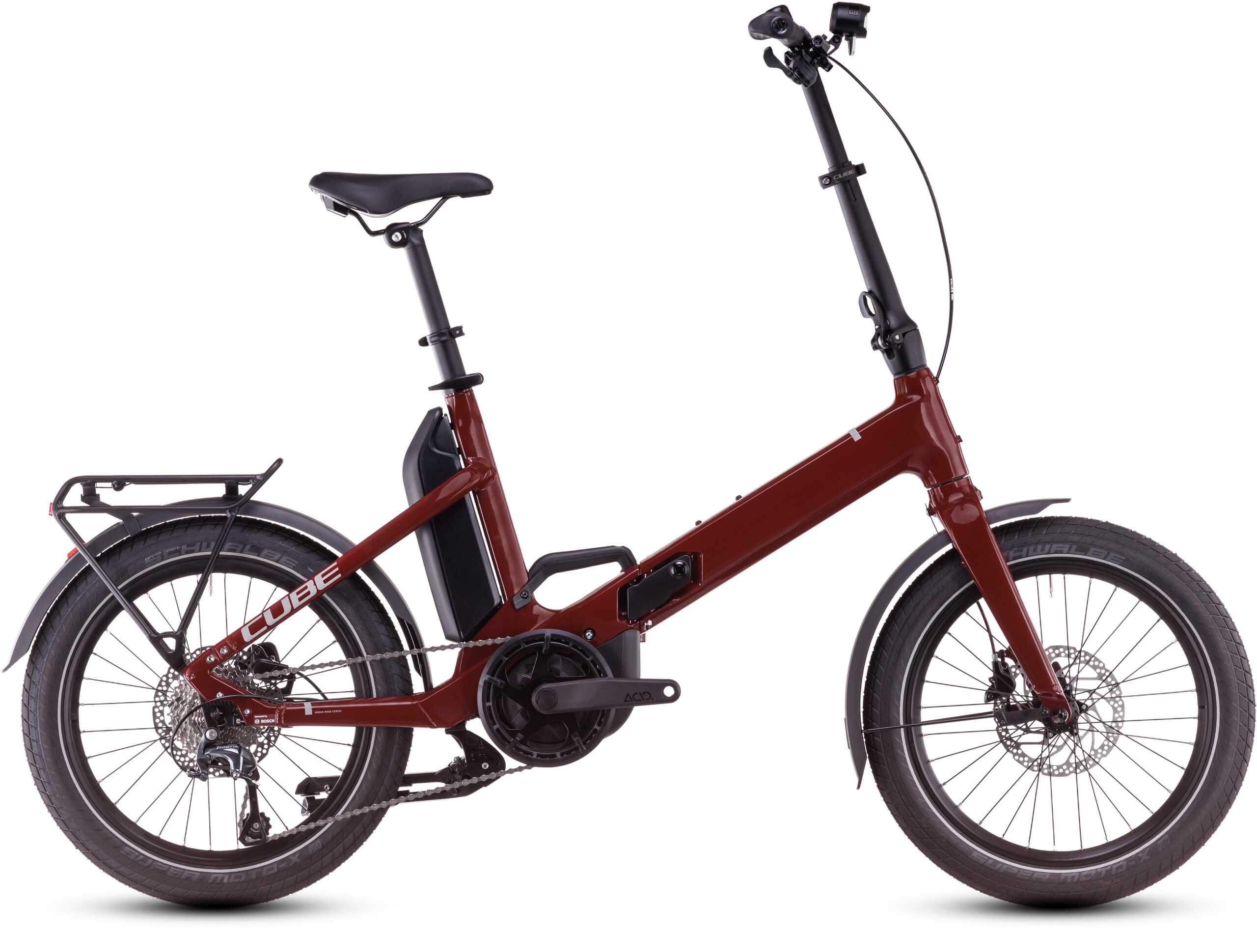 cube-fold-hybrid-500-2026-merlotred-n-reflex-folding-ebike Bicicleta Eléctrica Plegable Cube Fold Hybrid 500 2026 – Merlotred'n'Reflex - Imagen 1